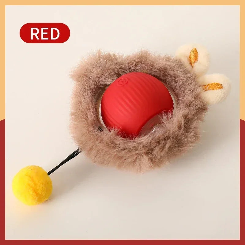 Smart Interactive Cat Toy – Cat Interactive Ball, Silicone, Rechargeable, Quiet, Automatic, for Indoor Cats
