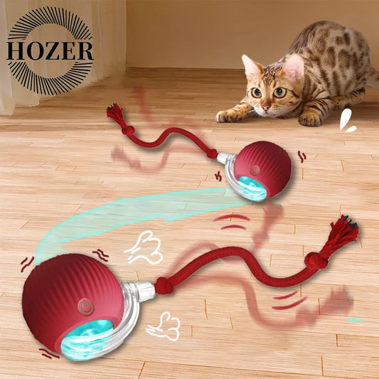 Smart Interactive Cat Toy – Cat Interactive Ball, Silicone, Rechargeable, Quiet, Automatic, for Indoor Cats